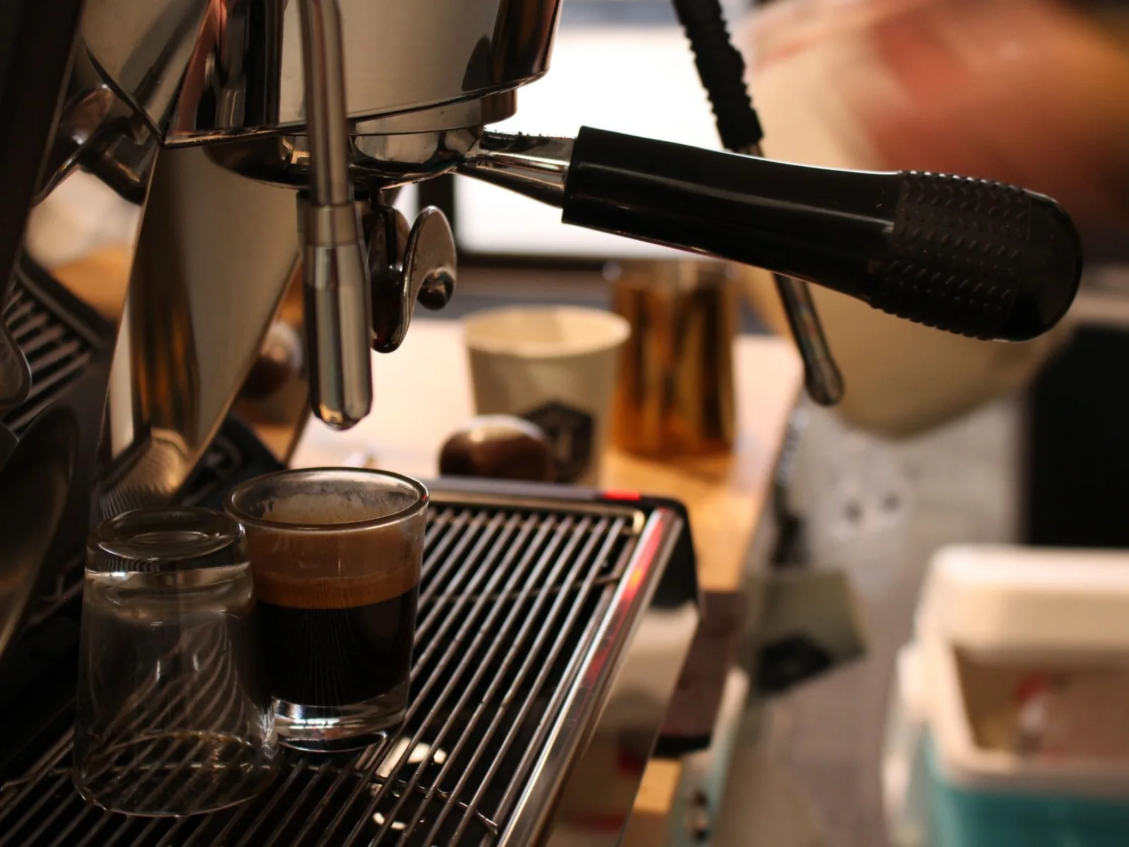 Coffee cart catering for business seminar