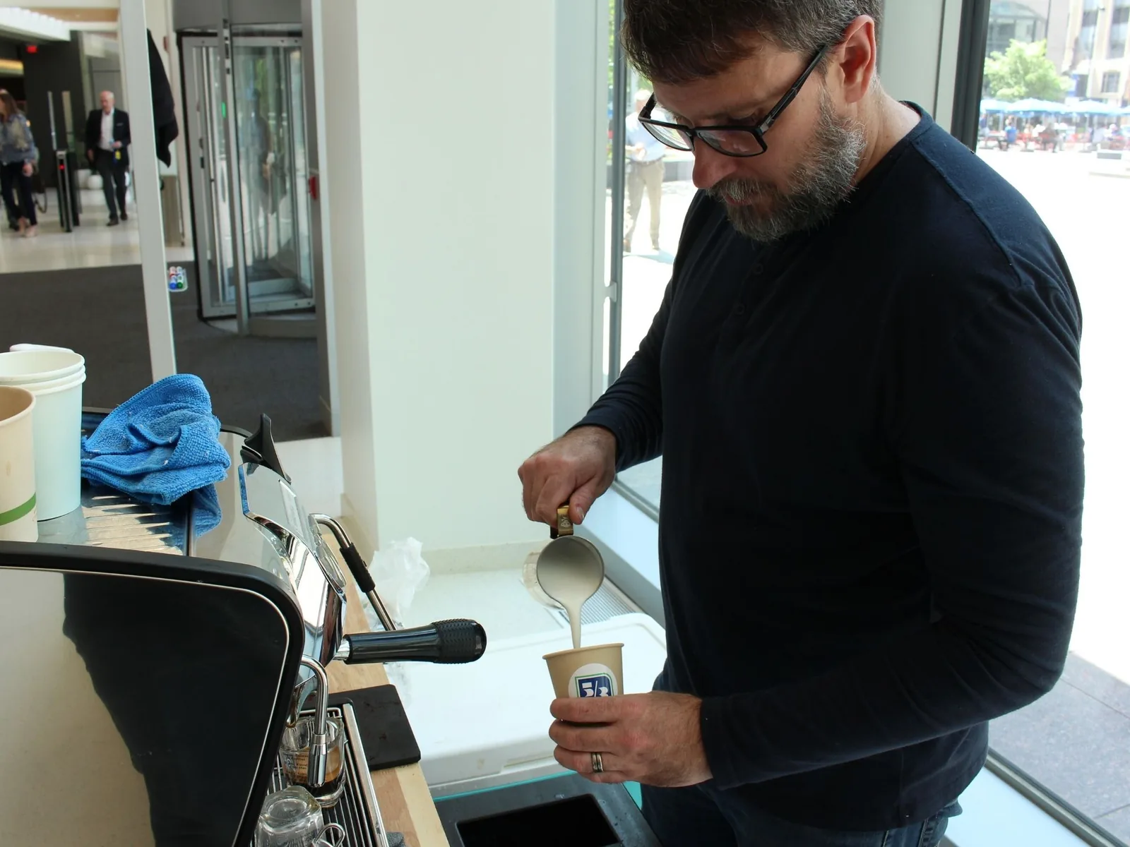 Espresso bar service for community event