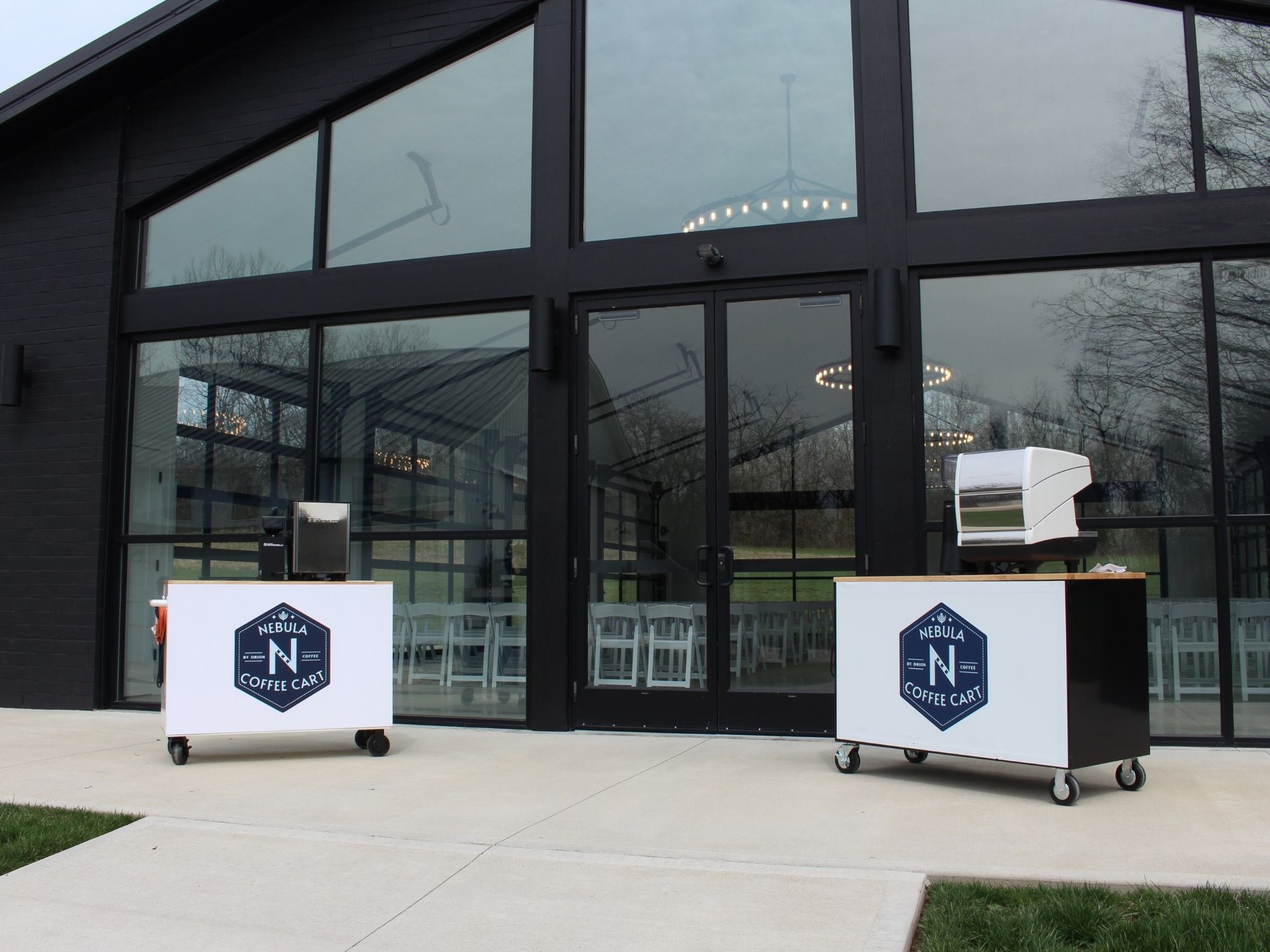 Coffee cart service for employee wellness event
